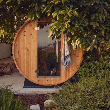 Almost Heaven Pinnacle 4-Person Barrel Sauna