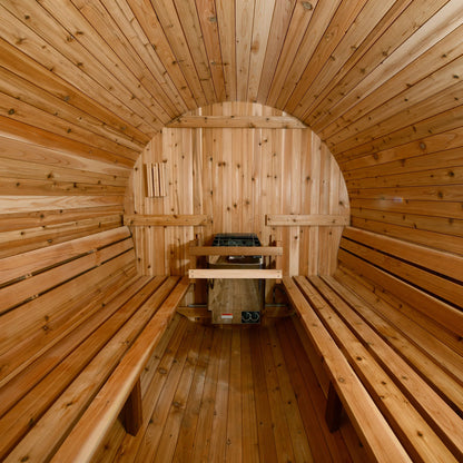 Almost Heaven Pinnacle 4-Person Barrel Sauna