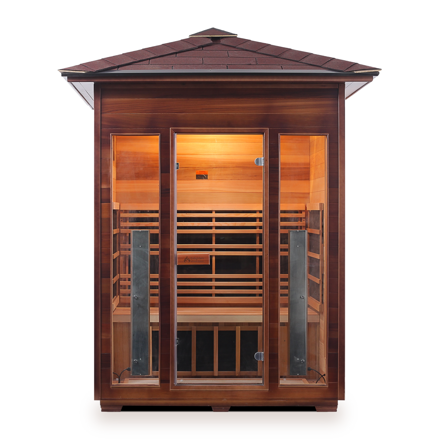 Enlighten Rustic 3 Full Spectrum Infrared Sauna