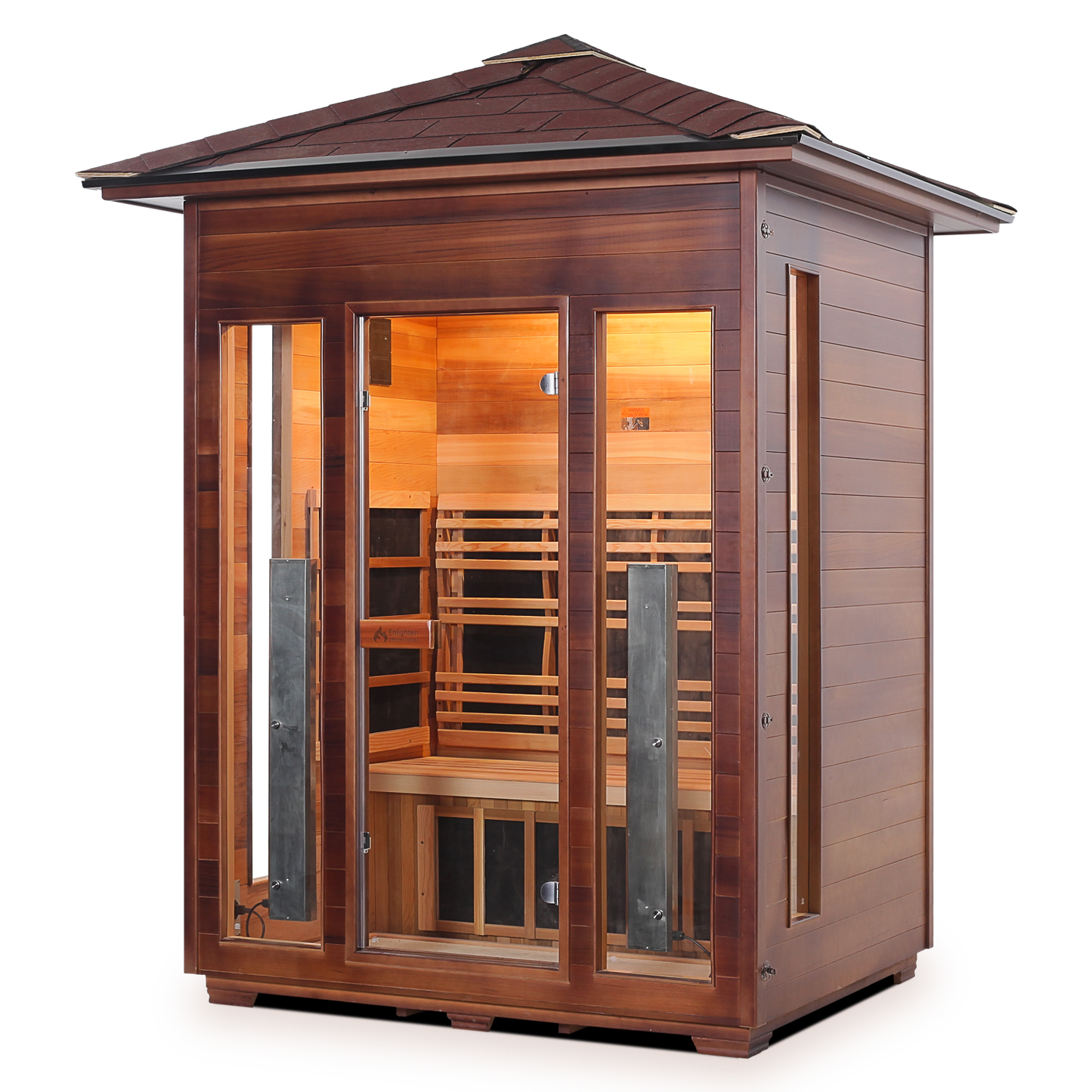 Enlighten Rustic 3 Full Spectrum Infrared Sauna