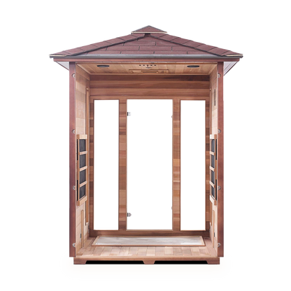 Enlighten Rustic 3 Full Spectrum Infrared Sauna