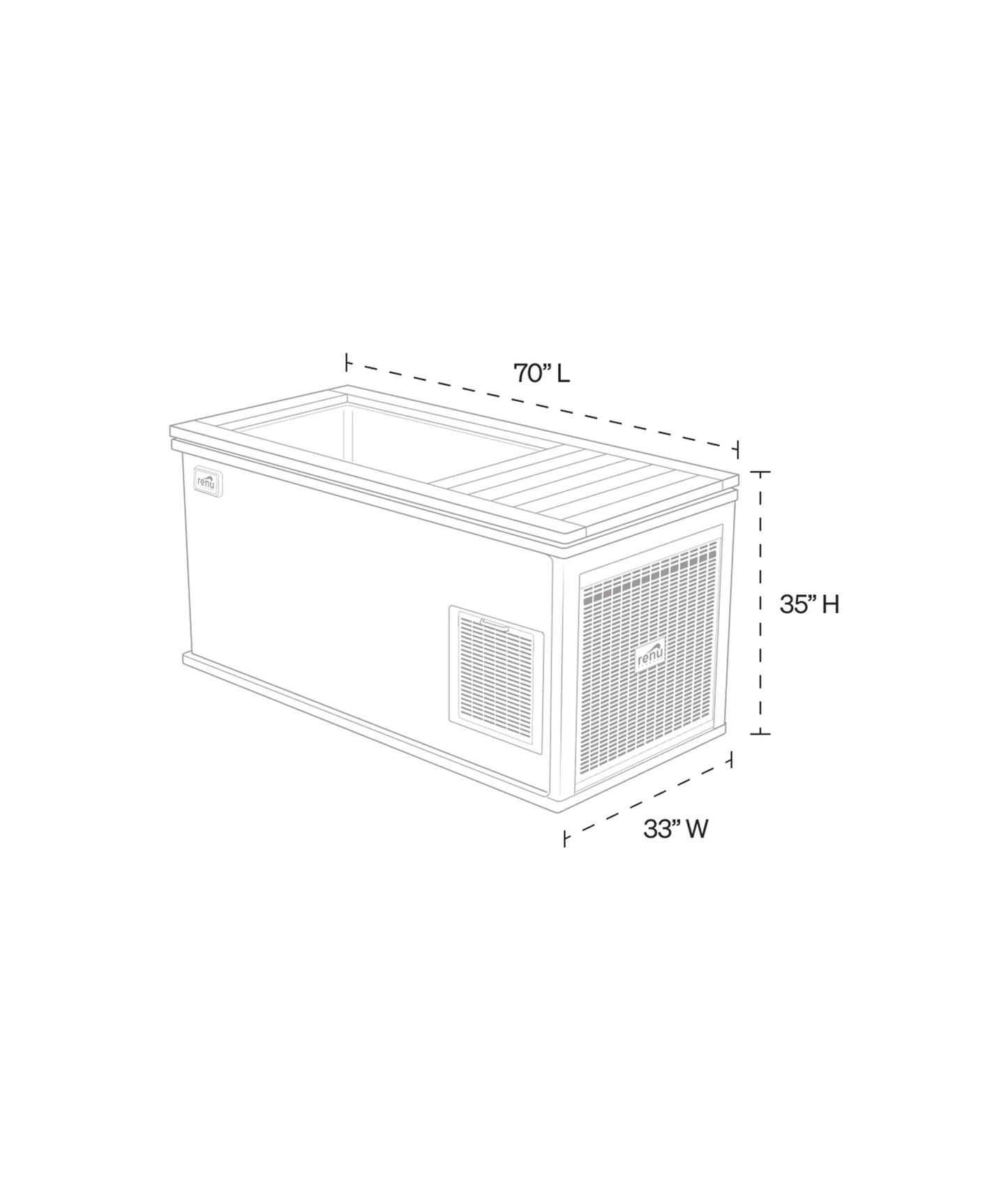 Renu Therapy Cold Stoic 3.0 Cold & Hot Plunge Tub