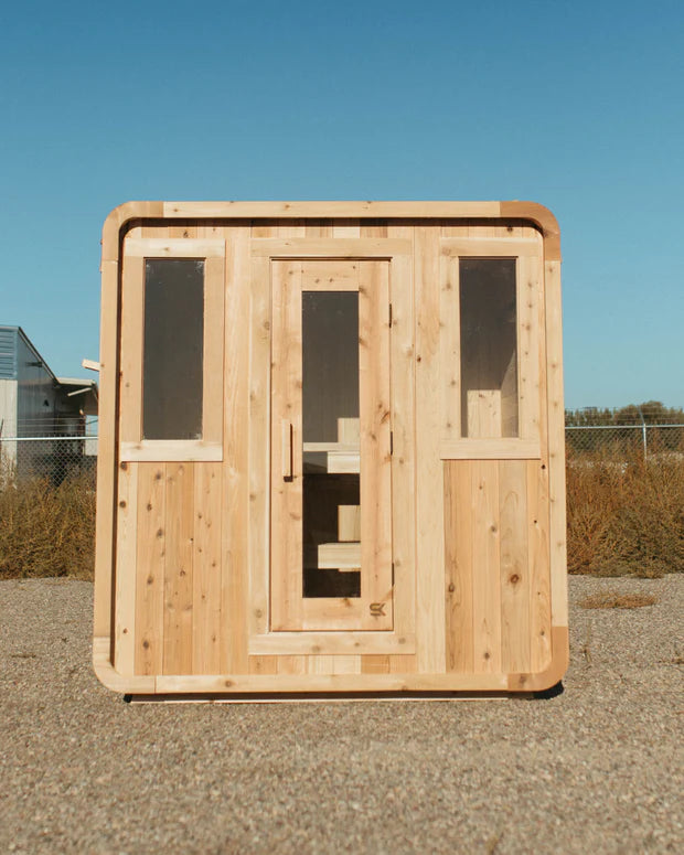 Sweat Kingdom Sweat Cabin Deluxe 6-Person Traditional Sauna