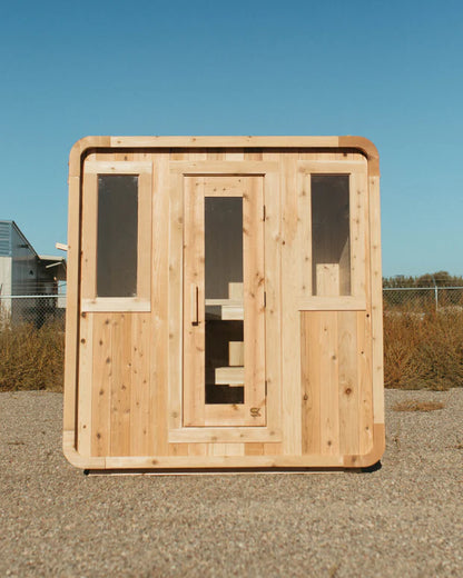 Sweat Kingdom Sweat Cabin Deluxe 6-Person Traditional Sauna