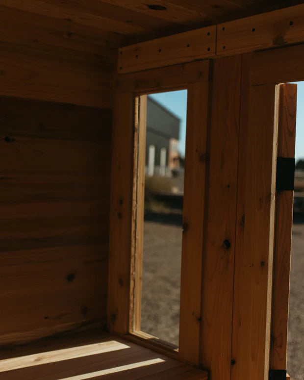 Sweat Kingdom Sweat Cabin Deluxe 6-Person Traditional Sauna